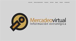 Desktop Screenshot of mercadeo-virtual.com